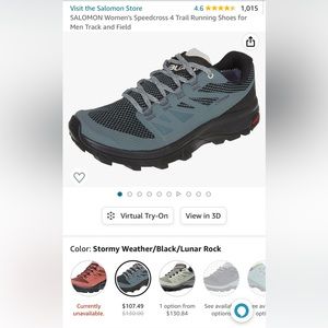 Salomon gore-tex trail running shoes